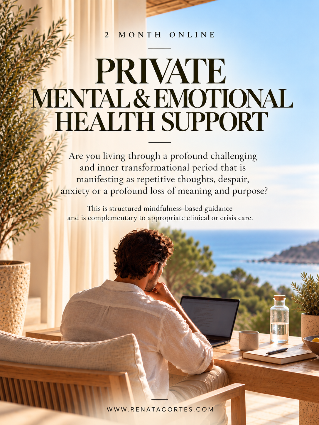 2 Month Mindfulness Based Mental & Emotional Wellness Online Immersion